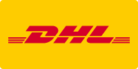 DHL Logo für schnellen Versand der Hundefutter Online bestellungen im Online Shop